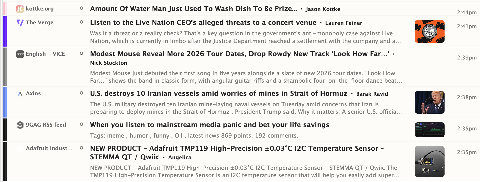 River of News